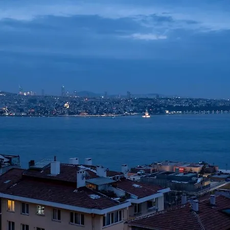 Bosphorus View In Superior Flat Apartment *